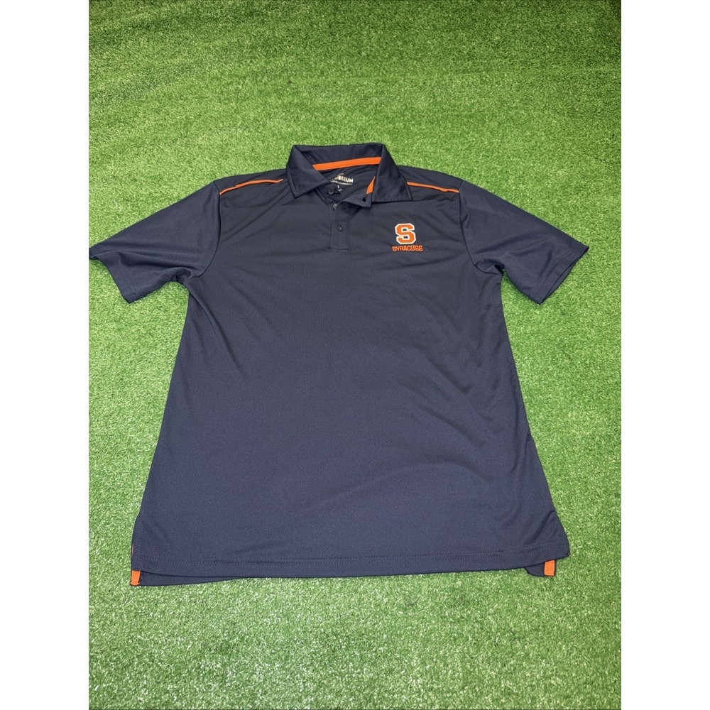 Syracuse Orange Polo‎ Shirt Mens Small Navy Performance NWT Colosseum